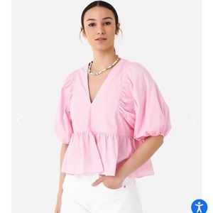 Hunter bell womens Landry top - small pink bloom